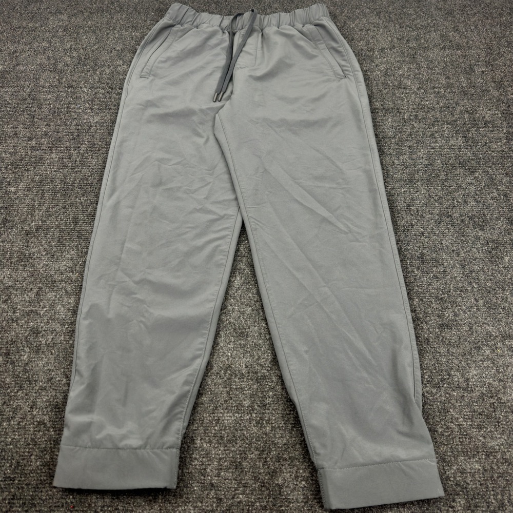 32 Degrees Cool Mens S Grey Joggers Elastic Waist Drawstring Activewear Pants